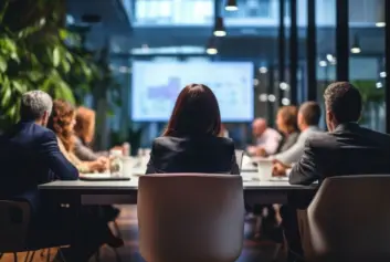 Image depicting an executive business meeting