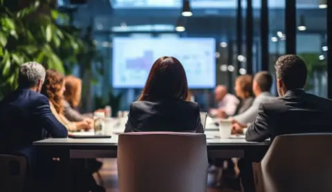 Image depicting an executive business meeting