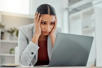 frustrated woman on go-live launch day