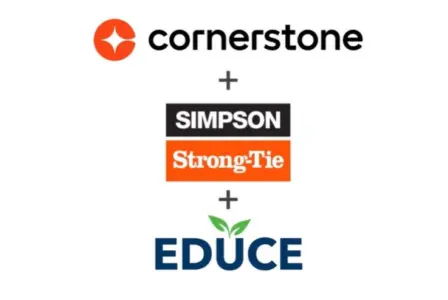 simpson strong tie, cornerstone, and educe