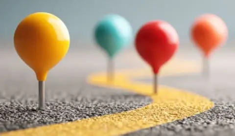 conceptual image of strategic roadmap