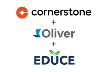 Cover image of Oliver, Educe, and Cornerstone logos for testimonial video.