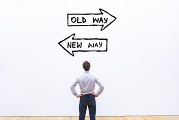 Image depicting old vs new change processes