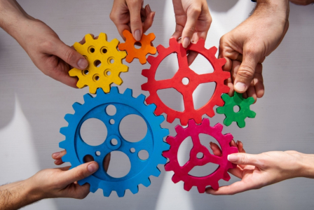 gears working together to represent integrations