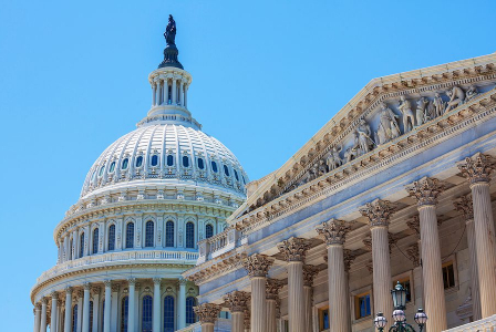 WASHINGTON D.C., USA – JULY 30, 2020: United States Capitol Buil WASHINGTON D.C., USA - JULY 30, 2020: United States Capitol Buil